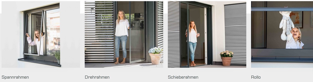 Insektenschutz Pollenschutz modelle 7schlotterer fuehrer-fenster.at